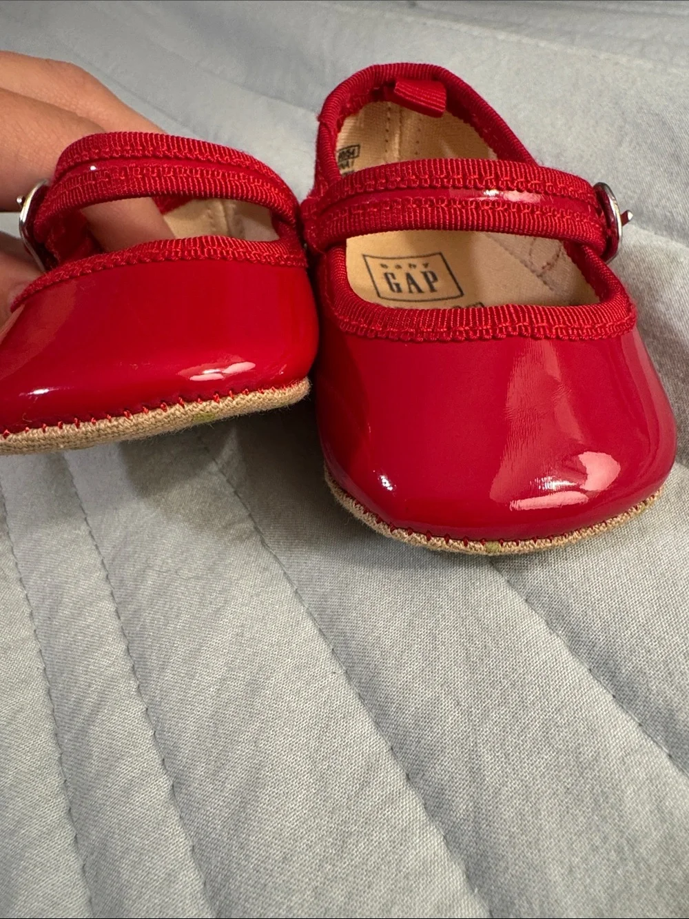 Red Patent Mary Jane Baby Shoes